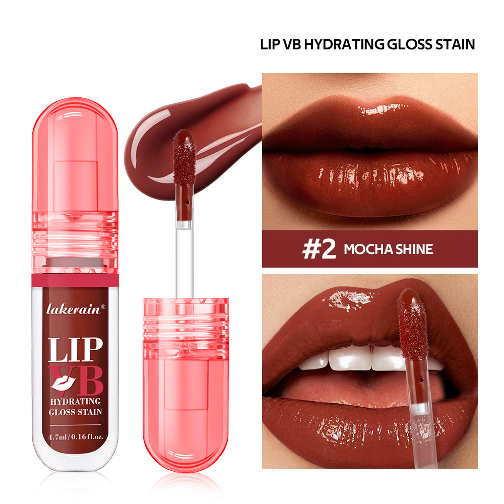 Lip Stain Vb Hydrating Gloss Stain 12HR Hydration Long-Lasting Moisturize Nourish Lips Hydra Honey Instant Glossy Wetness Makeup