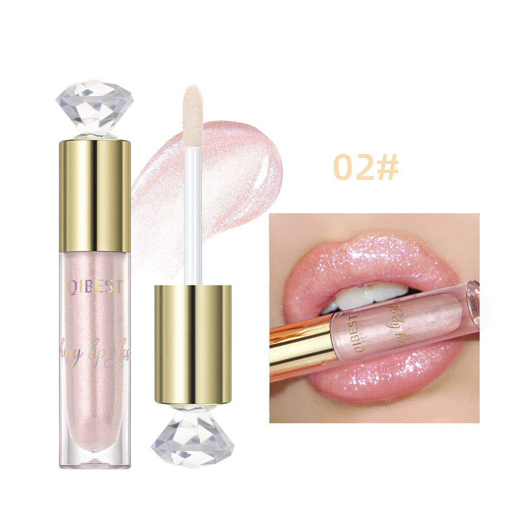 Glitter Lip Glaze Shimmer Diamond Lip Gloss Long Lasting Liquid Lipstick Makeup Lip Oil Tint Moisturizing Lips Makeup