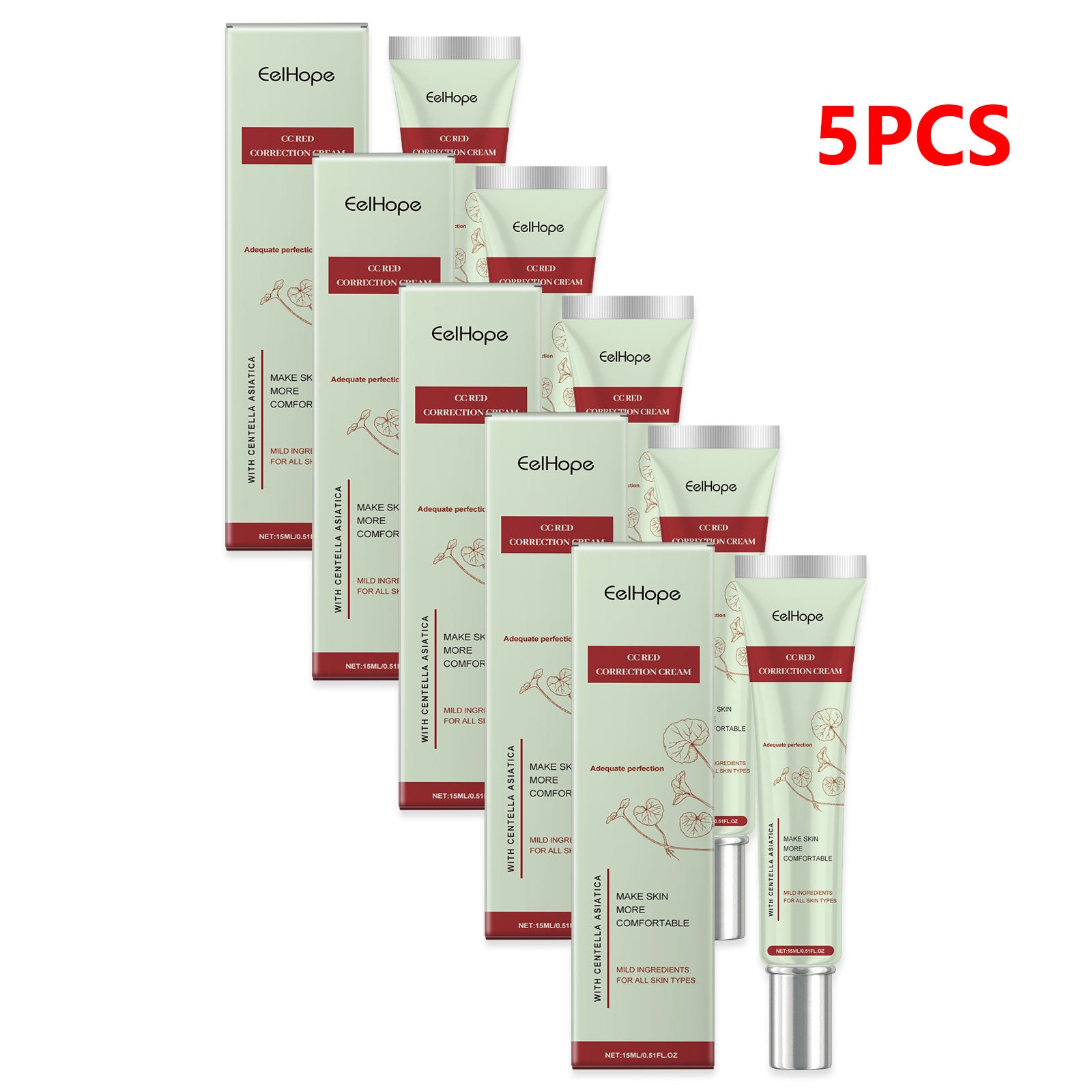 Centella Asiatica  Cream Foundation Color Correcting Facial Repair BB Cream Full Coverage Natural Concealer Whitening Liquid