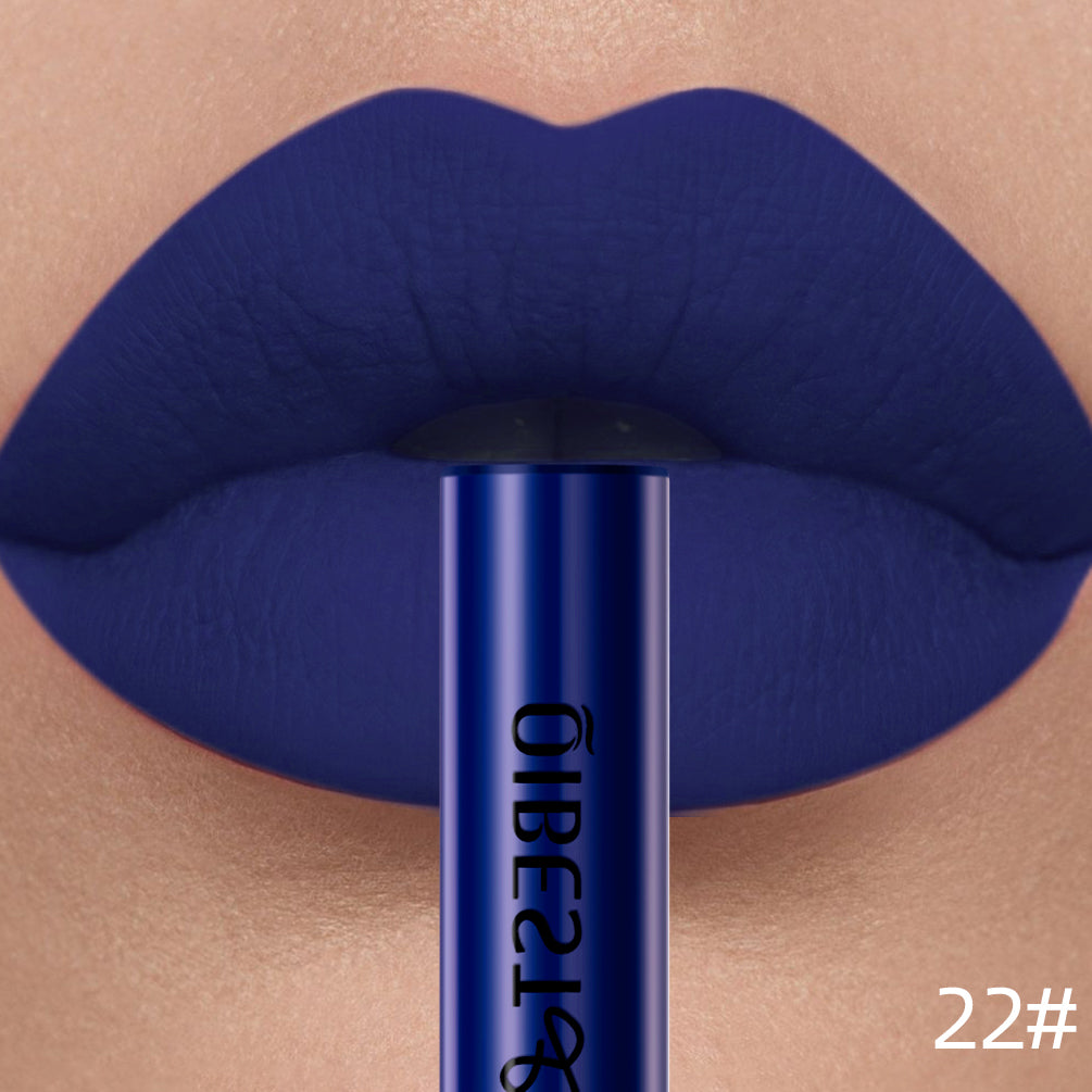 Sexy Red Matte Lip Gloss Long Lasting Velvet Liquid Lipstick Lip Makeup Women Beauty Nonstick Cup Waterproof Lipgloss Hot