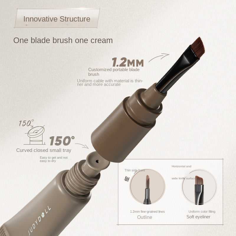 Waterproof Eyebrow Pencil Pomade Brow Paste Long Lasting Waterproof Natural Eyebrow Eyeliner Multi-Purpose Brow Paste