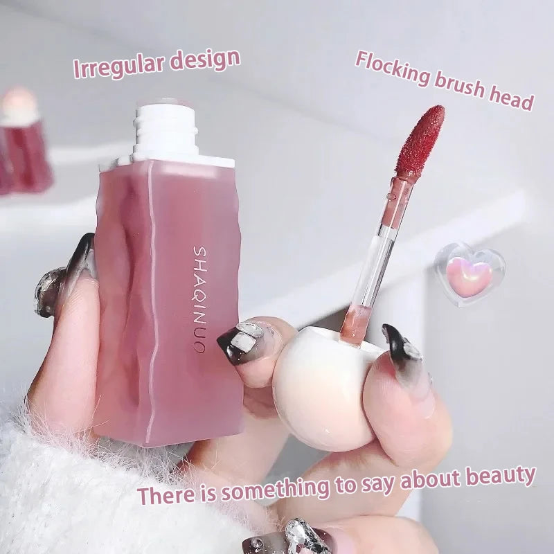 7 Color Moisturizing Lip Tint Jelly Liquid Lipstick Non Sticky Cup Sexy Lip Mud Mirror Water Lip Glaze Women Makeup Cosmetics