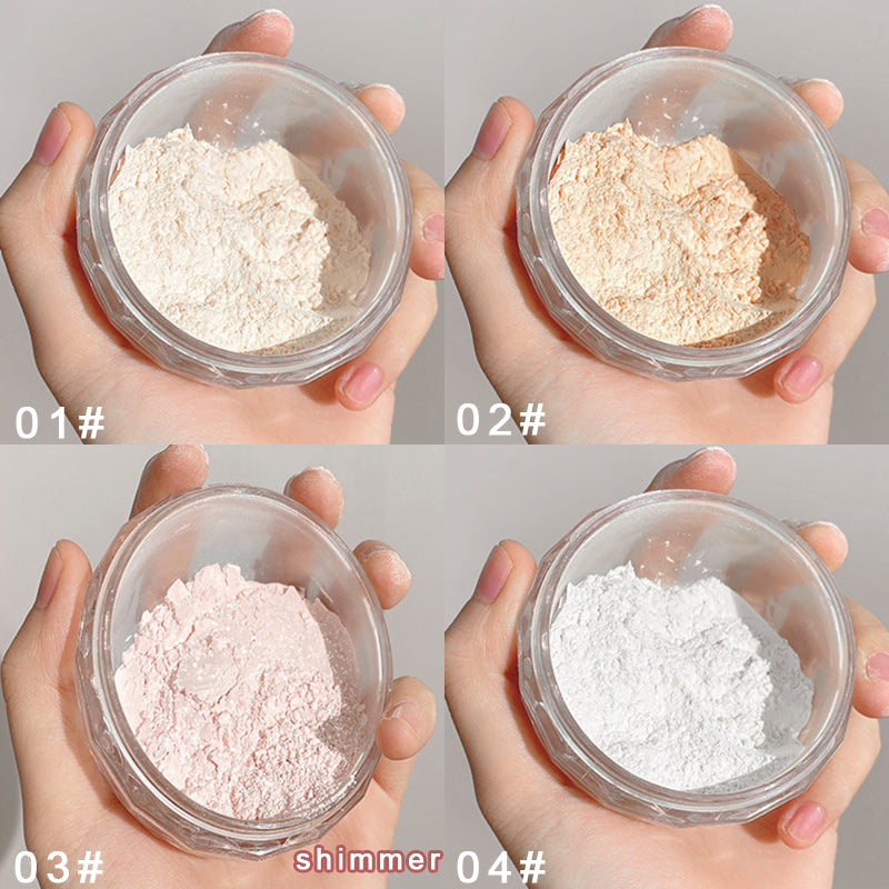 Air Ballerina Powder Cosmetics Oil Control Waterproof Compact Powder High Coverage Makeup Base Translucent Powder Large Capacity