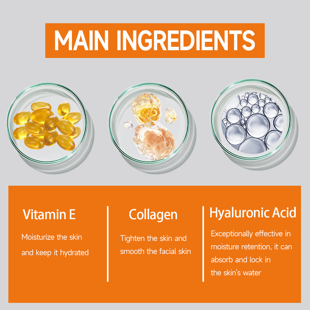 Turmeric Vitamin C Face Cream Smooth Wrinkle Moisturizing Firming Collagen Lightening Repairing Smooth Skincare Whitening Cream