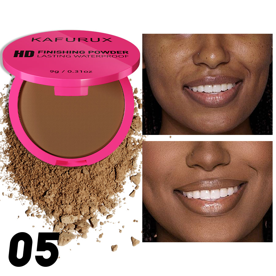 5 Color Oil Control Matte Face Powder Long Lasting Flawless Setting 1PC Powder Face Makeup Full Coverage Pressed Powder Gifts