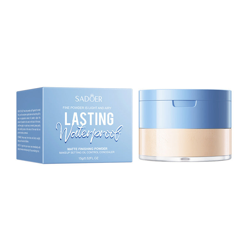 Matte Loose Powder Refreshing Oil Control Concealer Long Lasting Holding Makeup Improve Dullness Waterproof Makeup Powder