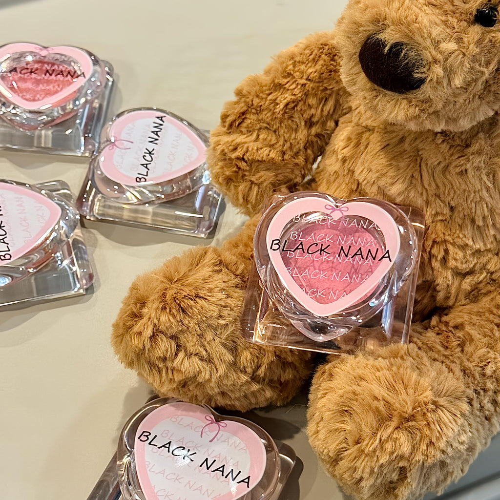 Love Heart Blush Cream  Fine Texture Natural Color Blush Cream for Brightening Special Packaging Design