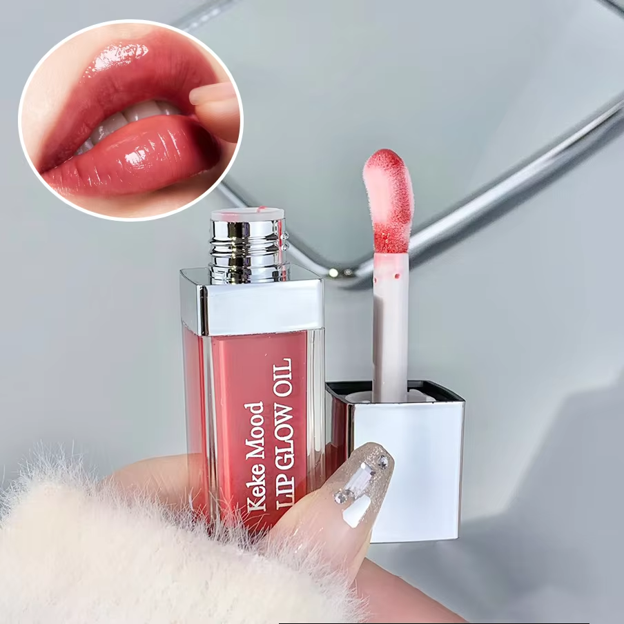 Pearlescent Moisturizing Lip Gloss Lipstick Not Easy to Fade Gloss Lip Mud Mouth Red Lip Makeup