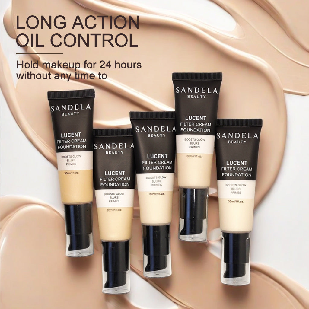 Sandela Foundation Tinted Moisturizer Liquid Foundation Makeup Face Make Up Concealer Waterproof