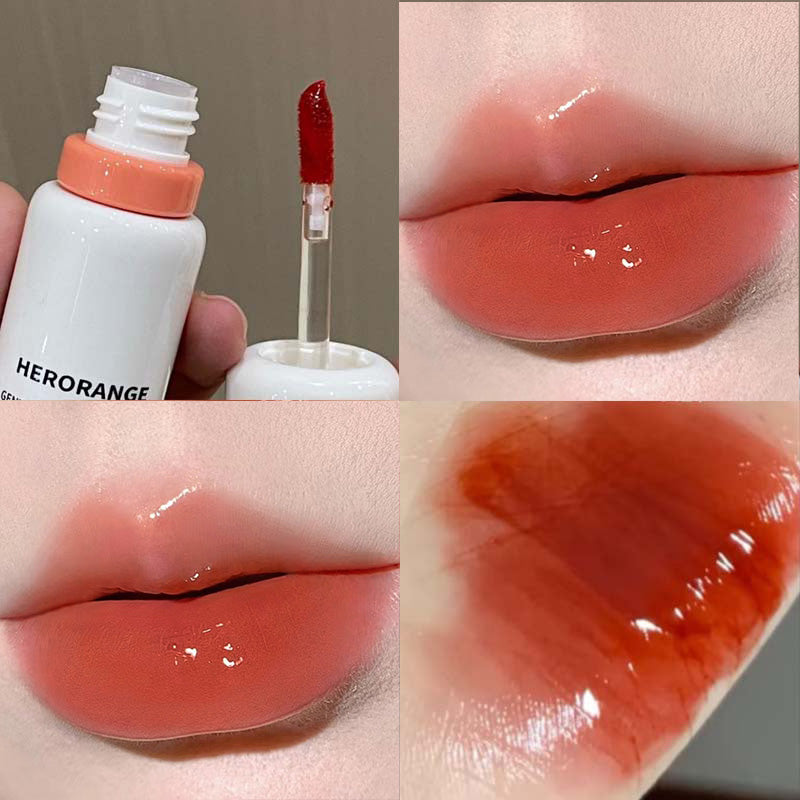 Soft Color Mirror Lip Glaze Moisturizing Mirror Water Light Color Long-lasting Makeup Lip Gloss