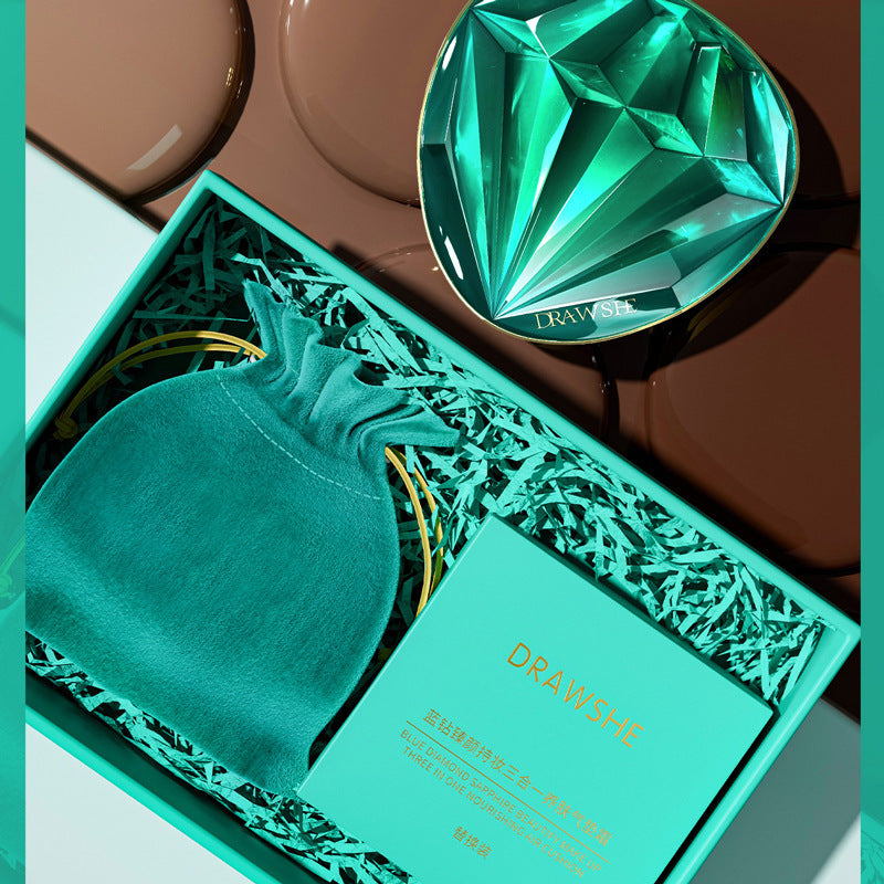 Korean Cosmetics Cushion Foundation Base Air Cushion BB  Cream 3 in 1 Nourishing Concealer Makeup Set