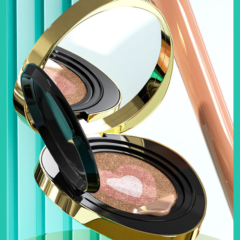 Korean Cosmetics Cushion Foundation Base Air Cushion BB  Cream 3 in 1 Nourishing Concealer Makeup Set