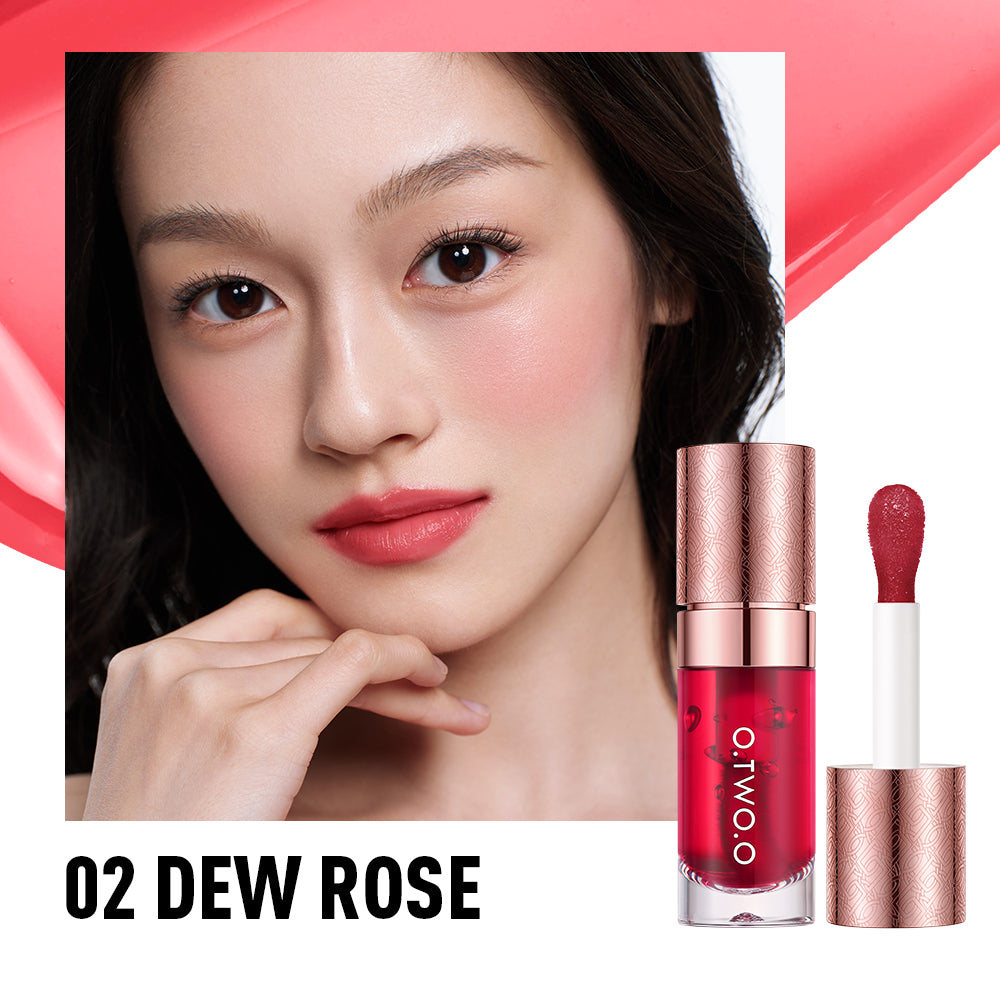 Liquid Lip Cheek Tint Lip Clamping Moisturizing Long-lasting Lightweight Non-sticky Non-drying Lip Gloss Lip Stain Tint