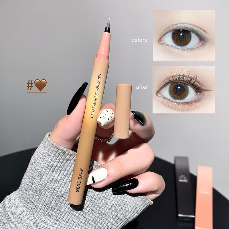 Ultra Thin Black Brown Lower Eyelash Eyeliner Pen Waterproof Lasting Smooth Lying Silkworm Eyes Liner Pencils Eye Makeup Tools