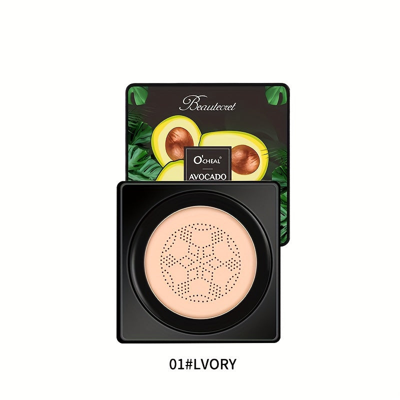 Avocado Mushroom Head Air Cushion  Moisturizing Long Lasting And Hydrating Concealer BB Cream For Brightening Skin