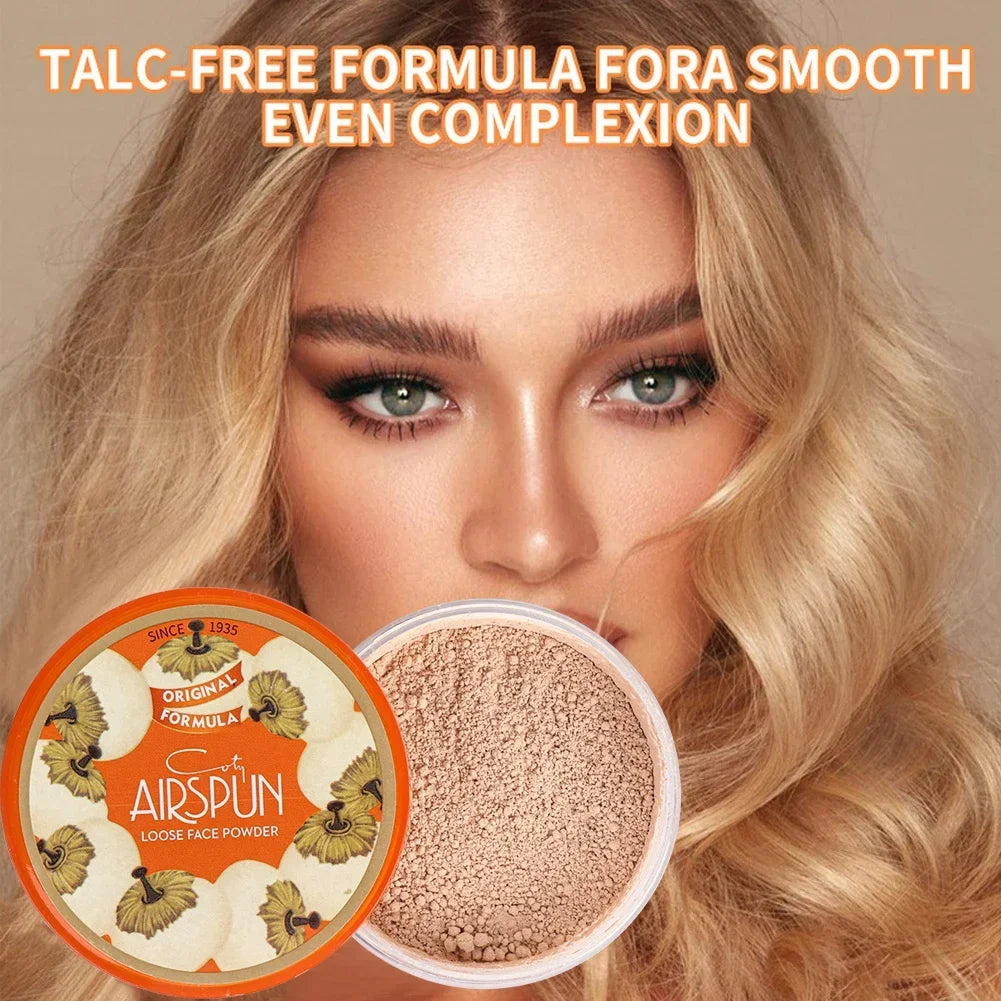 Waterproof Mineral Face Powder Oil Control Translucent Setting Powder High Coverage Makeup Fixer Powder Make-up For Women