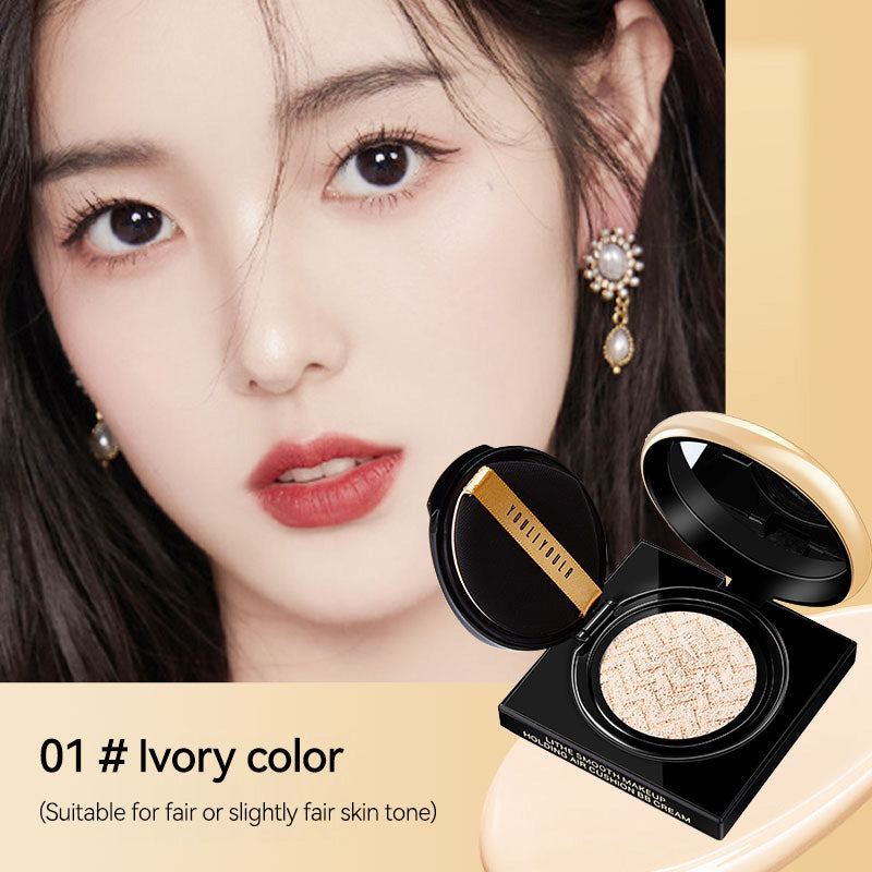 Concealing Cushion BB Cream — Non-Caking Long-Lasting Waterproof Oil-Control Smudge-Proof Perfect for Gifts (Includes 2 Ref