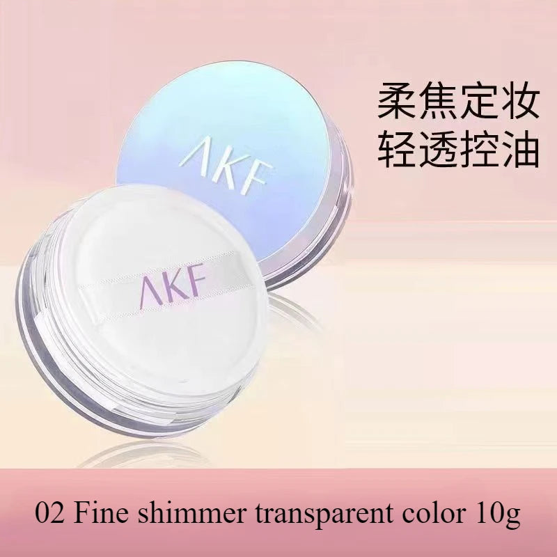 loose powder oil control setting powder light makeup control oil is not easy to remove makeup honey powder