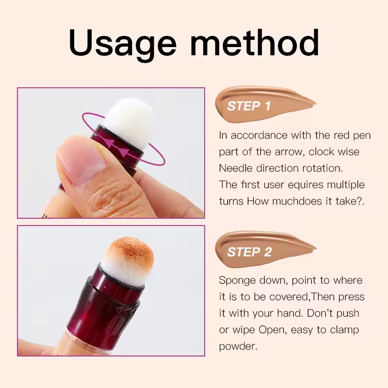 12color Sponge Head Concealer For Dark Circles Tears Freckles Corrector Acne High-end Makeup Natural Skin Makeup Cosmetics