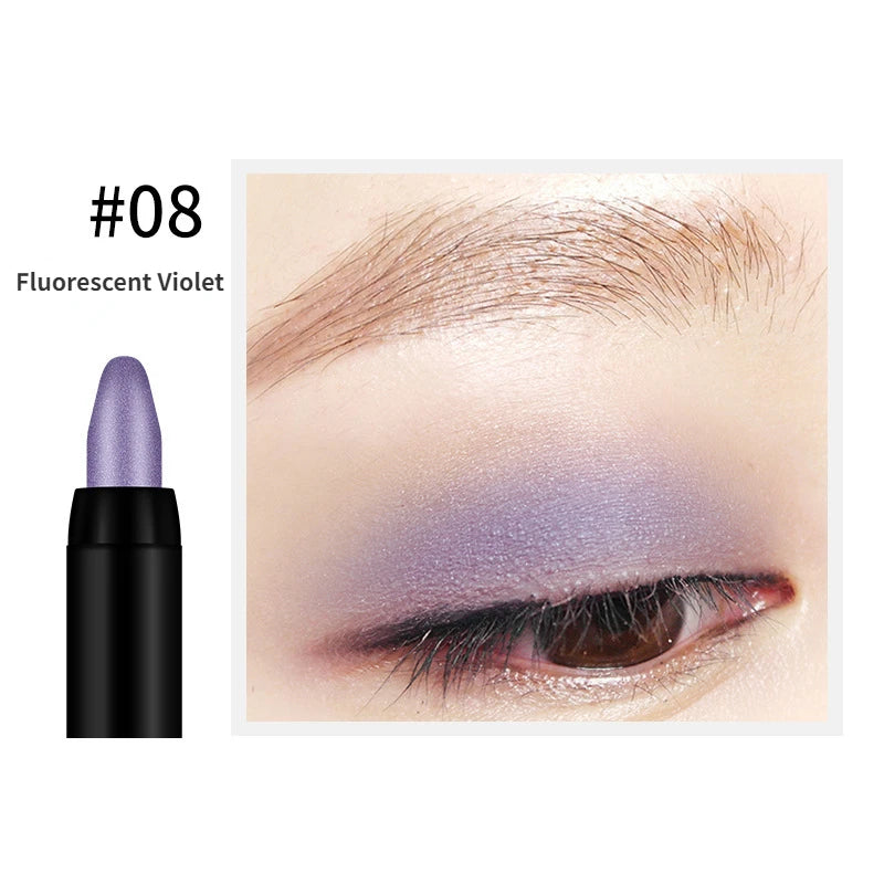 Eye Shadow Pen 16 Colors Eyeshadow Stick Eyeshadow Palettes Women  Silkworm Pen Pearlescent Eye-shadow Glitter