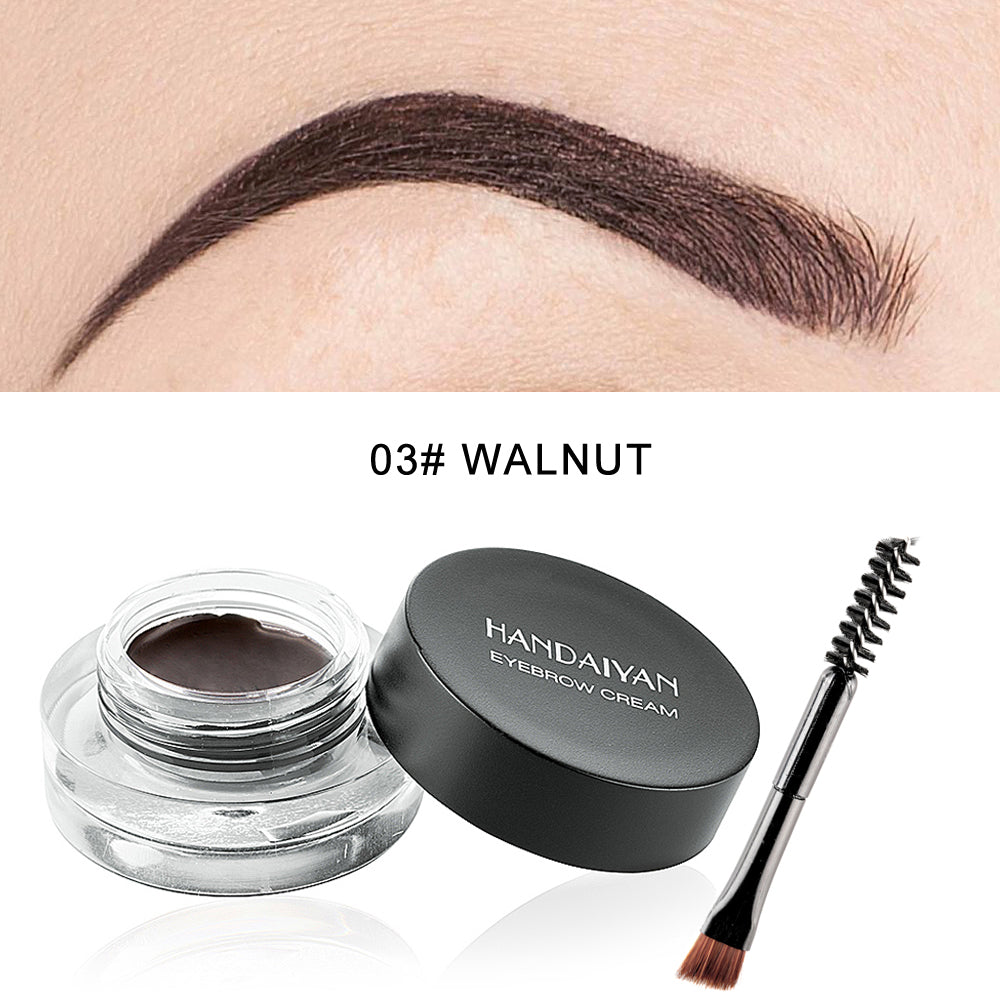 Colorful Eyebrow Cream Gel High Pigment Brows Tint Waterproof Long lasting Eye Brow Dye With Brushes Decorate Cosmetic