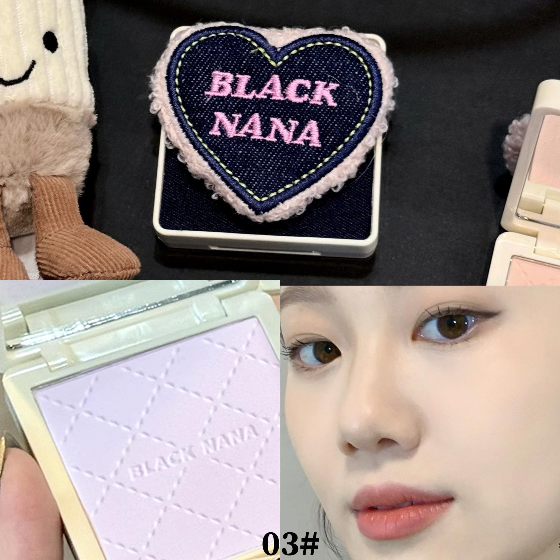 Denim Air Lock Makeup Powder  Makeup-setting and Long-lasting  Soft-focus Matte Naural Loose Powder