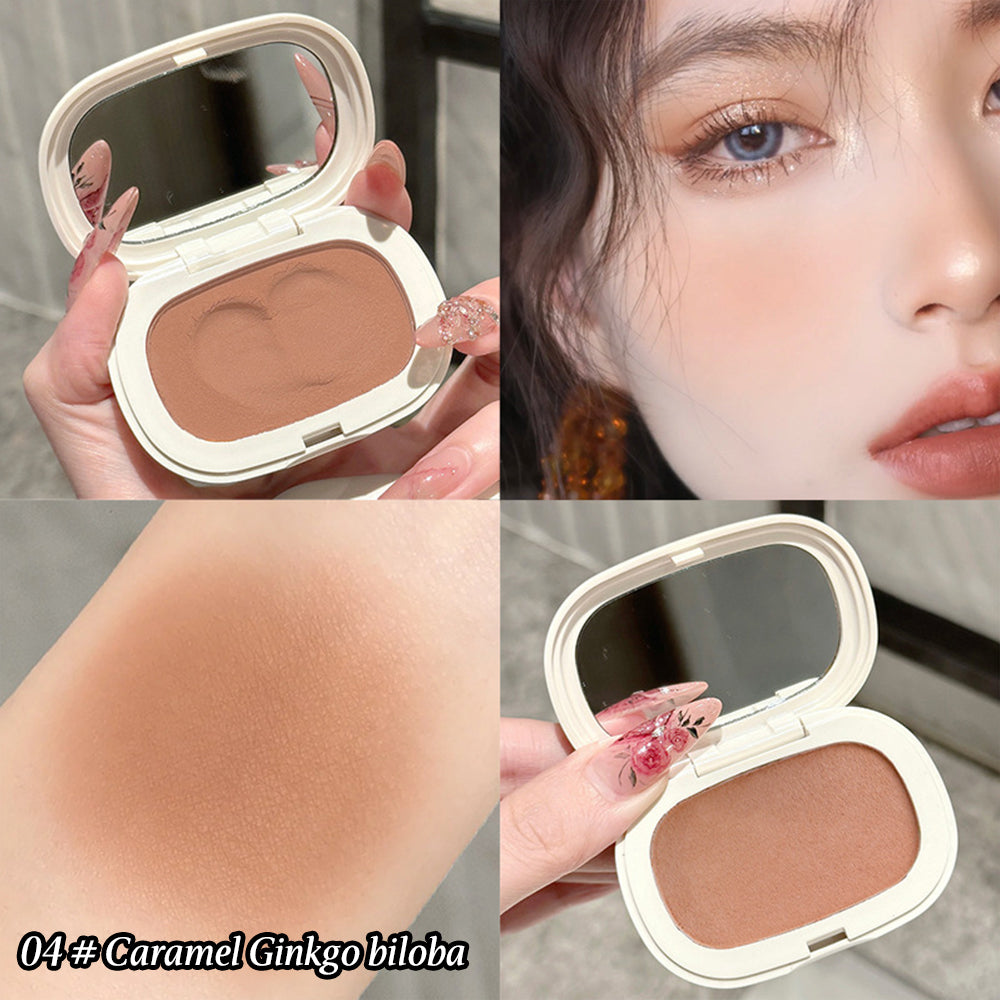 Single Color Blush Silky Texture High Color Rendering No Powder Feeling Low Saturation Long-lasting Natural Matte Blush Cream