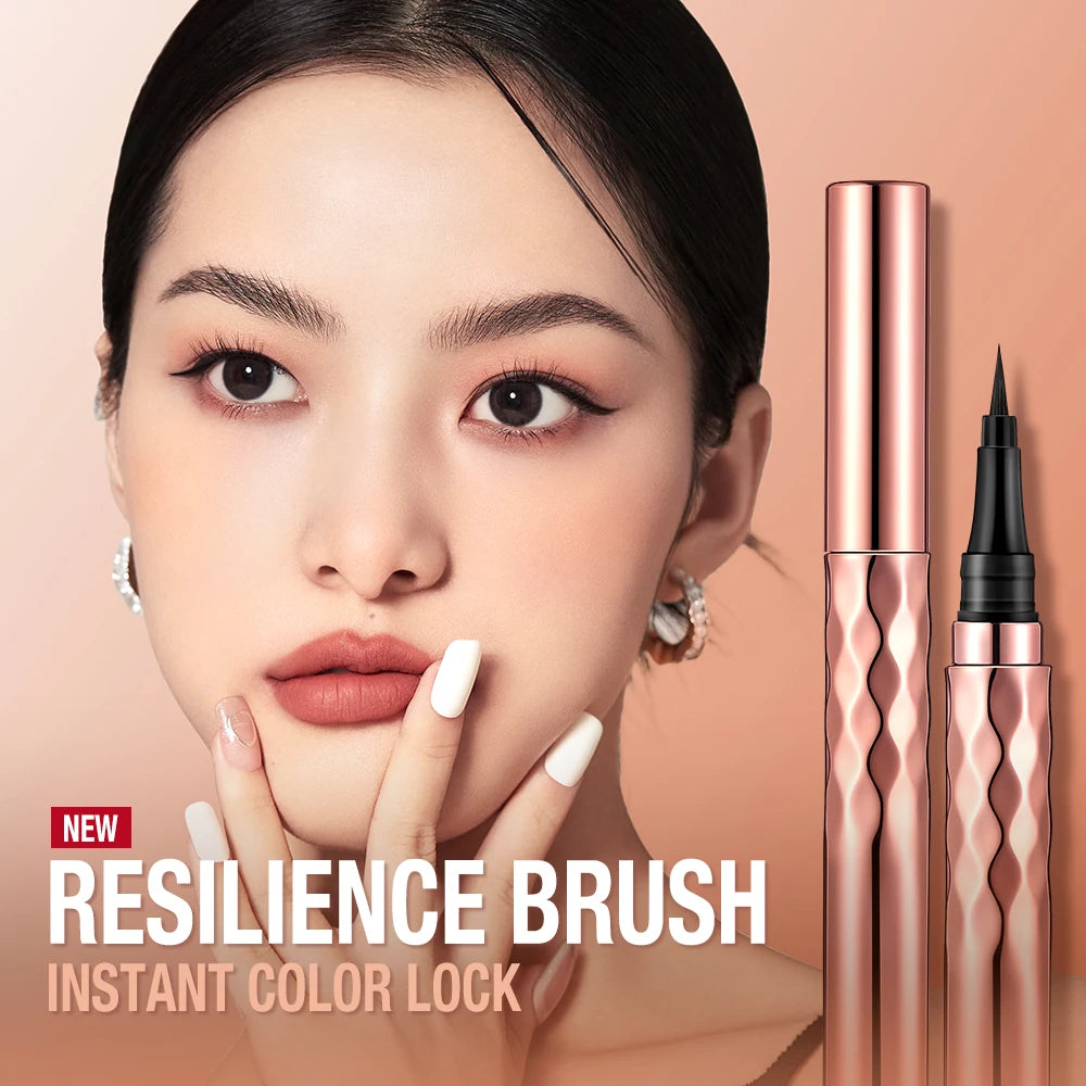 Black Slim Line Eyeliner Pencil Easy To Draw Waterproof Eye Liner Pen Long Lasting Quick Dry Liquid Eyeliners