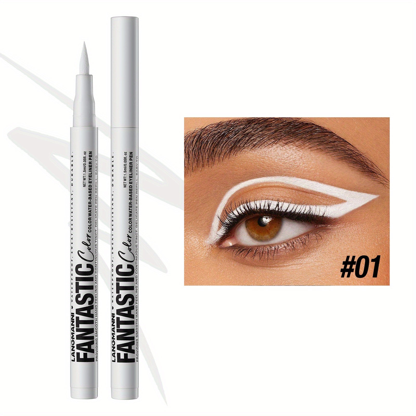 1 pcs waterproof  quick-drying  oil-proof and non-smudging long-lasting ultra-fine eyeliner  eyeliner pen