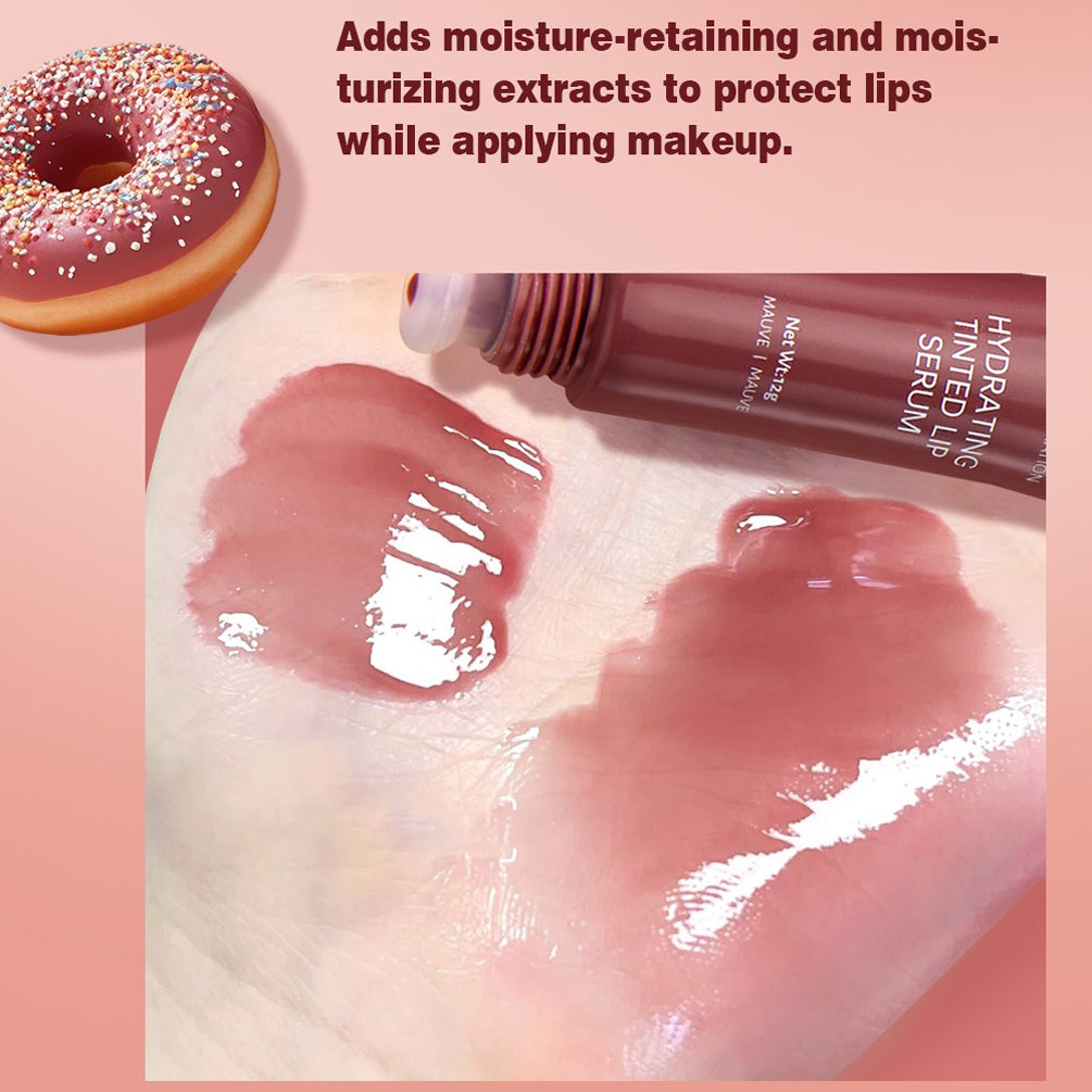 Crystal Dark Brown Mirror Water Lip Gloss Nude Lip Glaze Transparent Glass Oil Waterproof Liquid Lipstick Clear Tint Makeup
