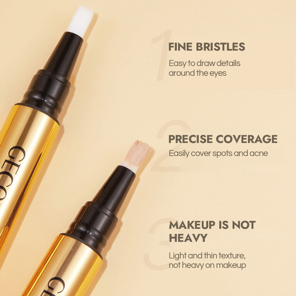 Press Concealer Pen Liquid Concealer Long Lasting Moisturizing Not Fading Base Makeup Face Invisible Pores