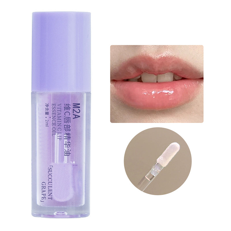 Vitamin C Lip Essence Oil Lip Oil Moisturizing Lip Liquid Hydrating moisturizing primer Improve lip lines and remove dead skin f