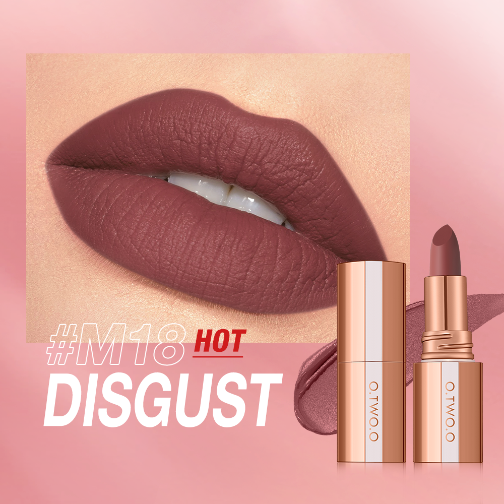Matte Lipstick Lip Tint 8 Colors Waterproof Long Lasting Non-stick Cup Sexy Highly Pigmented Velvet