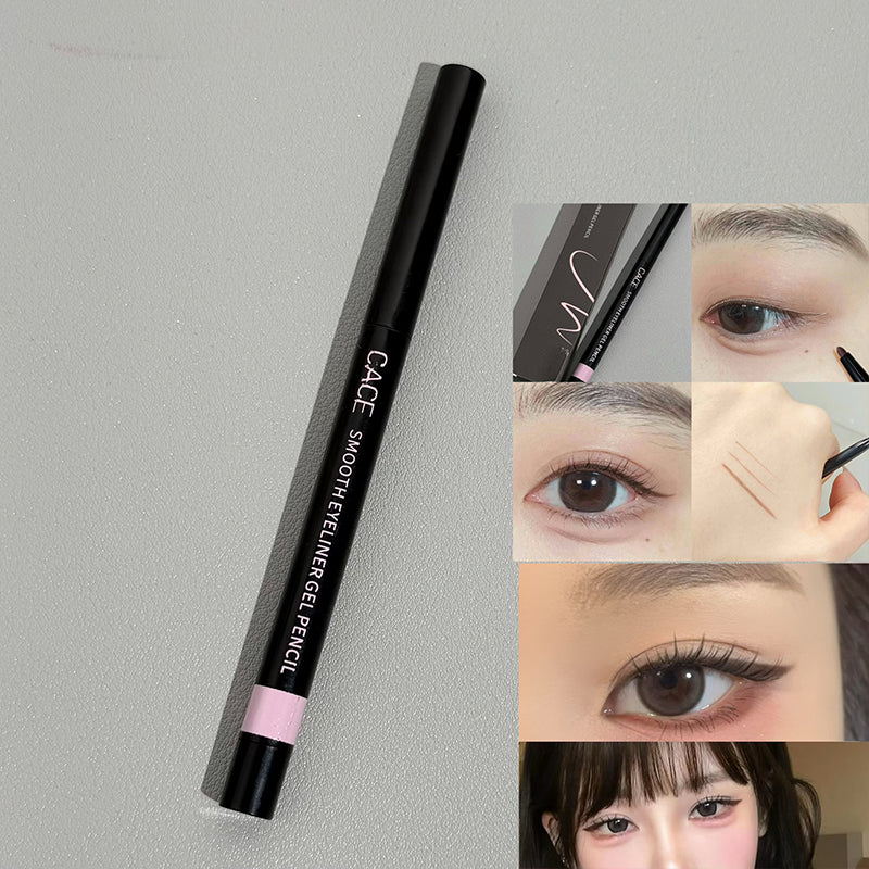 Light Sketch Gel Eyeliner Pencil - Waterproof  Long-Wearing  Smudge-Proof Natural and Thin Eyeliner Pencil Cosmetic Tools