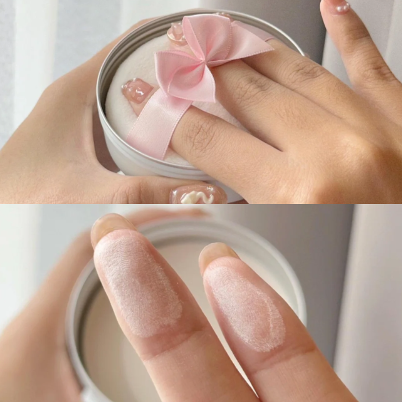 Good Night Powder No Makeup Honey Powder Moisturizing Skin Care Oil Control Invisible Pores No Makeup Remover Needed