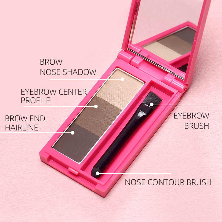 Waterproof Professional Eyebrow Powder Black Brown Coffe Lasting Eyeshadow Eye Brow Palette with Brush eyebrow pencli Eye Brows