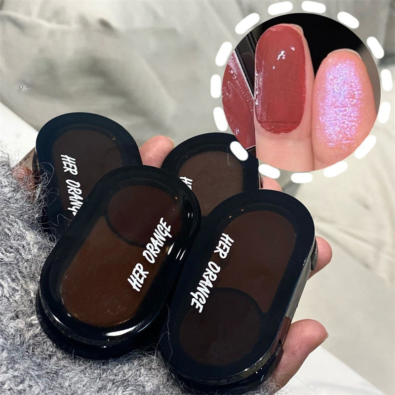 Multi-Use Two-color Blusher Pearlescent Matte Highlight Contour Makeup Natural Nude Blush Lipstick Eye Shadow Brightening Cream