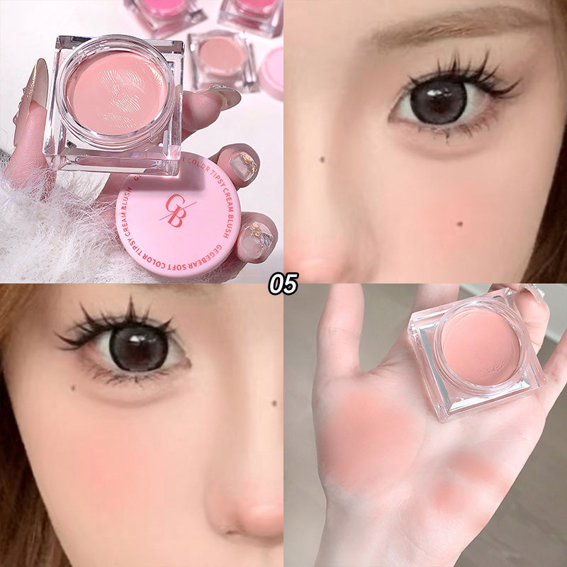 GegeBear Soft Color Cream Blush: Long-Lasting and Hydrating Formula - Natural Finish for a Radiant  High-Beauty Look