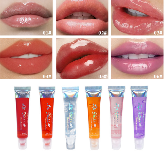 Wholesale 24pcs Fruity Flavor Lip Gloss Waterlight Glossy Moisturizing Smooth Lip Gloss Kids Girls Lip Oil Lips Care inBulk