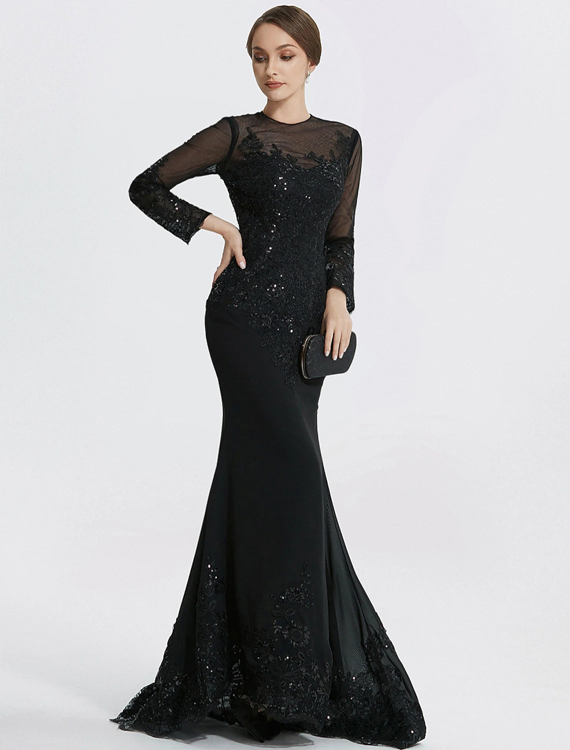 Mermaid / Trumpet Sheath / Column Evening Gown Elegant Dress Formal Fl ...