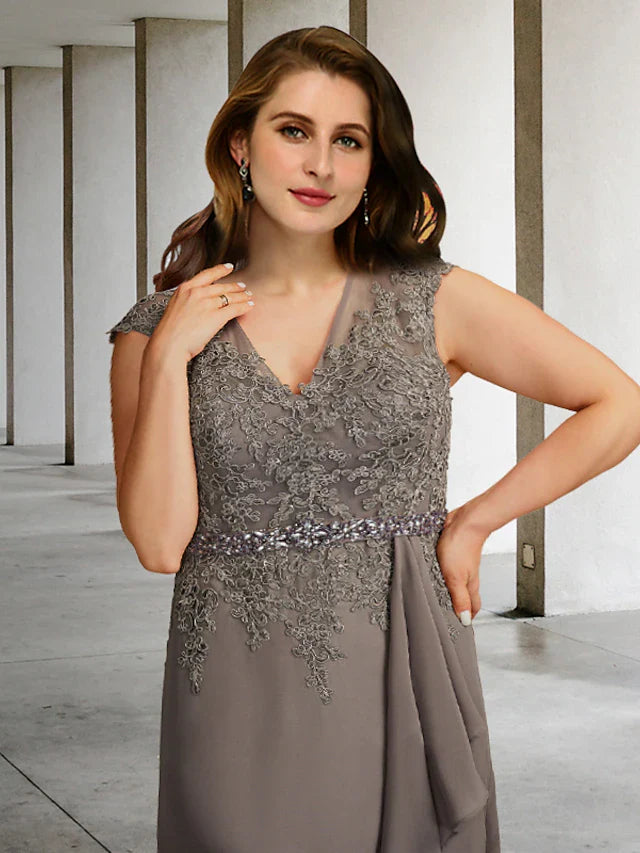 A-line Plus Size Curve Mother Of The Bride Dresses Elegant Dress Forma 